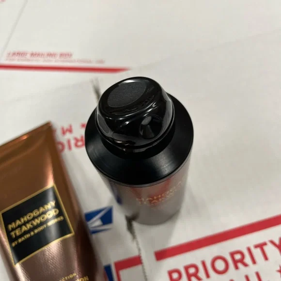 Bath & Body Works Mahogany Teakwood Body Cream and Spray - Brown and Black - Picture 2 of 3